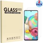 HOOXSPEED Film Protecteur - Samsung - Galaxy A71 - Verre Trempé - 2 Pièces - Résistant aux Rayures