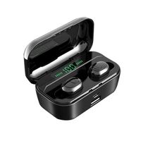Écouteur Bluetooth sans Fil Micro Oreillettes Bluetooth Étanche 3500mAh Autonomie Réduction du Bruit Casque Stéréo Écouteur Sport -N
