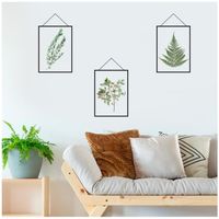 Planche de stickers 'Cadres Herbiers' vert - LES TRESORS DE LILY - 20x70 cm - Adulte - Mixte