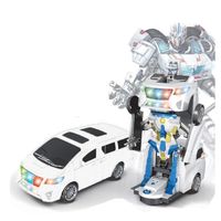 Jouet - LIAM ACCESS - Van transformable en robot musical et lumineux - Mixte - Blanc - A partir de 3 ans