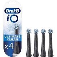 Brossettes Noires Oral-B iO Ultimate Clean - Lot de 4