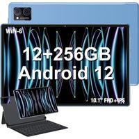 Tablette tactile - VANWIN G16(WiFi) - 10,1" - RAM 12Go - ROM 256Go-1To TF - Android 12 - Blue - WiFi6 + Bookcover