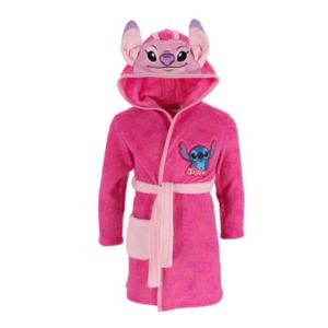 Ranrann Peignoir De Bain Long Fille 4-14 Ans - Robe De Chambre Douce Et Absorbante Avec Nœud Papillon, Idéal Piscine Et Plage