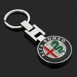 Porte-clés emblème Alfa Romeo 90x37mm GT Bertone