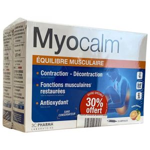 COMPLEMENTS ALIMENTAIRES - VITALITE 76277 3C Pharma Myocalm® Équilibre - Lot de 2