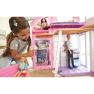 Barbie- Maisons de poupées, HCD51, Multicolore : : Jeux et Jouets