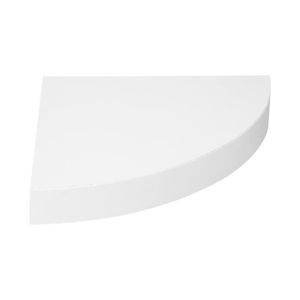 ETAGÈRE MURALE Five - Étagère d'angle murale flottante Blanc 25 x 25 cm Fixations invisibles