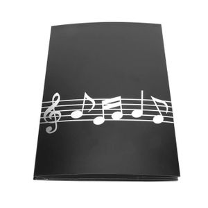 PACK PIANO - CLAVIER HURRISE Dossier de partitions Dossier de musique de feuille A4, dossier de musique de Piano, ABS d'opération facile musique pack