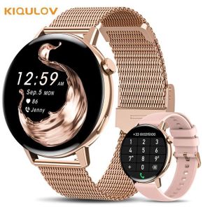 Montre Connectée Femme Smartwatch Suivi Sommeil Cardio Pression Artérielle  Argent Yon à Prix Carrefour