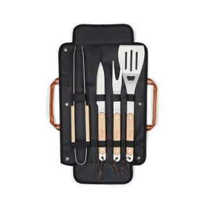 USTENSILE Set de 4 accessoires pour barbecue - Livoo - GS162