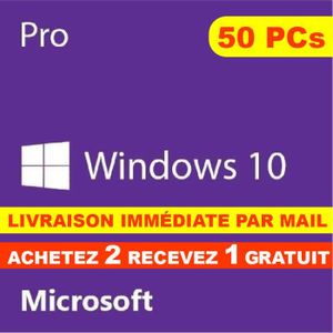 SYST EXPLOIT À TÉLÉCHARGER Windows 10 Pro Professionnel 32/64 bit Clé d'activ