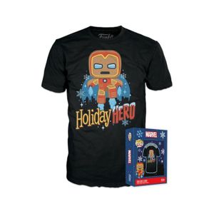 T-SHIRT Funko - Marvel Holiday - Tees T-Shirt POP! GB Iron