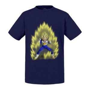 T-SHIRT T-shirt Enfant Bleu Dragon Ball Super Vegeta Super