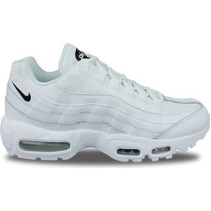 BASKET Baskets Nike Air Max 95 Blanc - Femme - Cuir - Lacets