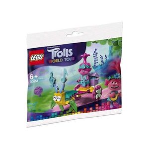 FIGURINE - PERSONNAGE LEGO Les Trolls Le Monde Tour Poppys Carosse Sac en Plastique Set 30555