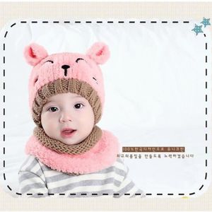 CHAPEAU - BOB Bonnet hiver pour Bébé de 6 mois à 1 ans Rose Chap