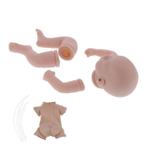 POUPÉE Kits de poupées reborn Kits de bébé Reborn, Longue Durée de Vie Fiabilité 20 Pouces Reborn Baby Doll Kits pour jeux poupee