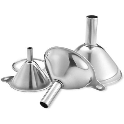 Entonnoir inox avec filtre professionnel 30 cm