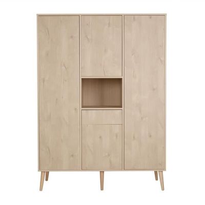 Armoire Quax Cocoon Xl 4 Portes Natural Oak Naturel Quax