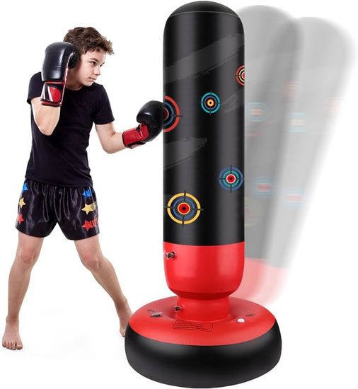 Mini Sac De Frappe Enfant Rusher Rouge - Boxe, D'occasion Bon état