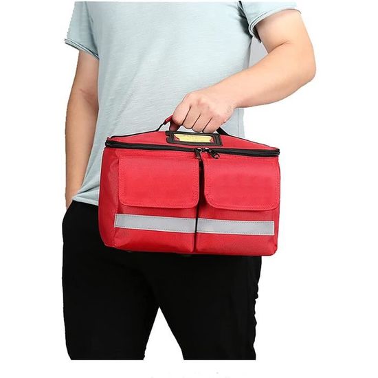 Koncy Sac Premier Secours, Malette Infirmiere Liberale, Trousse de Secours Vide pour Randonnée