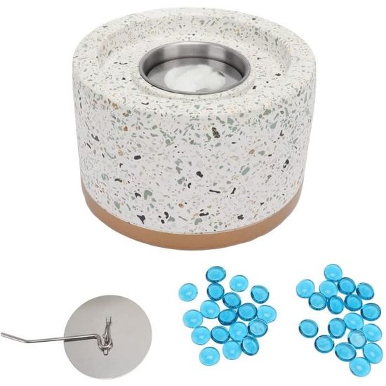 Boule à Feu Bioéthanol 29 Cm - Foyer De Table Intérieur/Extérieur (Blanc Mat)