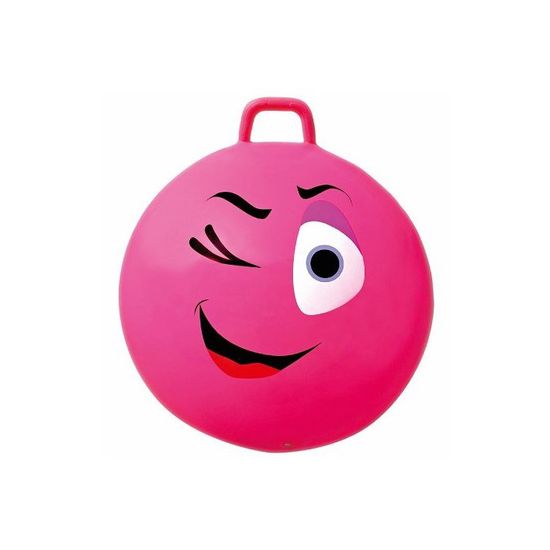 Ballon Sauteur Rose Avec Poignée Antidérapante – équilibre Et Fun Pour Enfants Et Adultes !