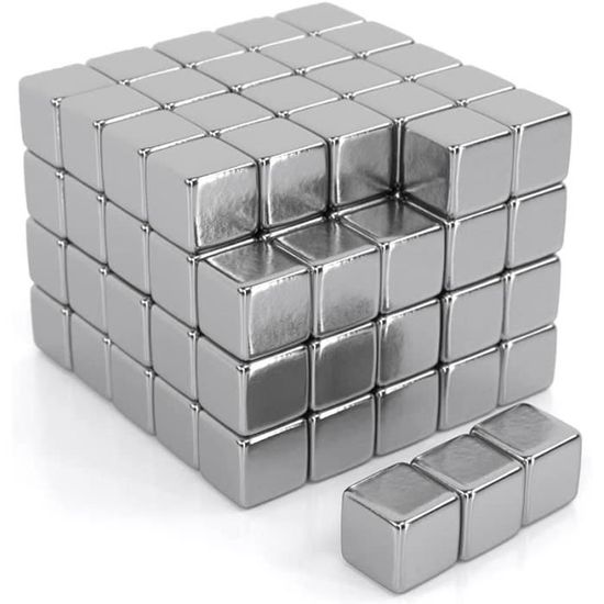 Jawa Aimant Cube 5mm - 50 Aimants Néodyme Extra Fort - Premium Magnetic Cube  - Aimants pour Tableau Blanc et réfrigérateur - Cube magnétique pour la  Maison et Le Bureau : : Jeux et Jouets
