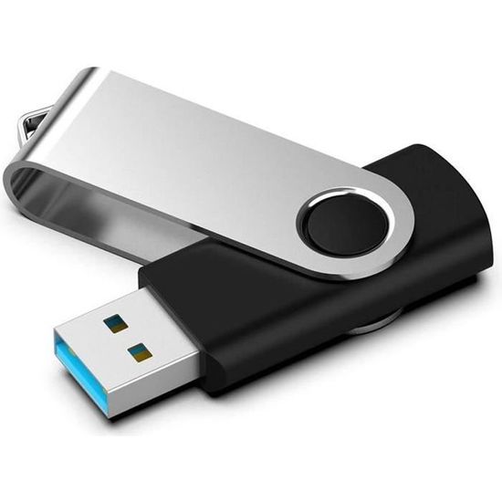 Clé USB 64 Go JEVDES - Lot De 2, USB 2.0 Avec Indicateur LED Et Cordon - Idéale Pour Transferts Rapides