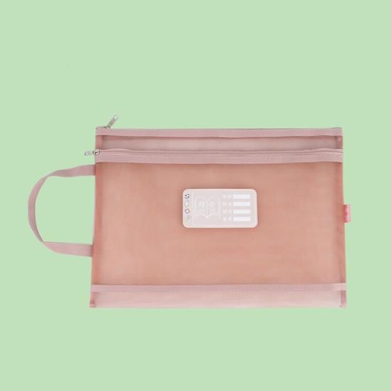 Sac à Livres Translucide Enfant – Format A4 – 3 Compartiments, Fermeture Éclair – PVC - 7