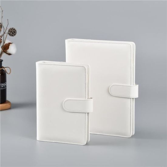 Classeur 6 Anneaux A5 Cuir PATIKIL – Agenda Rechargeable Vert – 80 Feuilles – Format Voyage Et Organisation