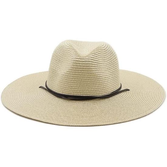 Lot De 6 Chapeaux Fedora En Paille Panama - Chapeaux De Plage Et Jazz Unisexes à Bord Court