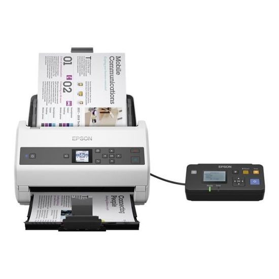 Scanner de documents - EPSON - WorkForce DS-870 - Recto-verso automatique - 600 dpi