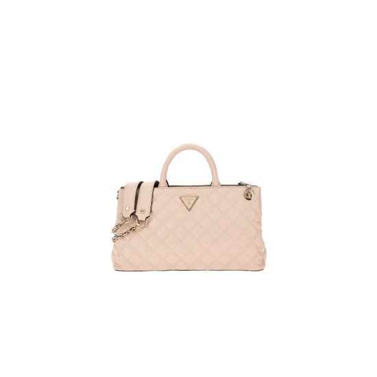 Sac à épaule GUESS Spark Micro Mini Bag - Couleur Pale Rose (rose Clair Brillant) - Motif Plaid - 100% Polyuréthane - Neuf Avec étiquettes