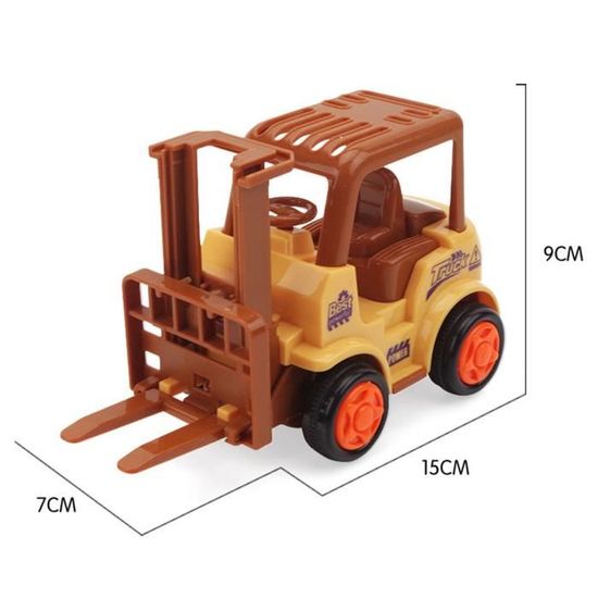 Chariot Élévateur Alliage 1:50 – Jouet Statique – Décoration Bureau – Cadeau Enfant 8+