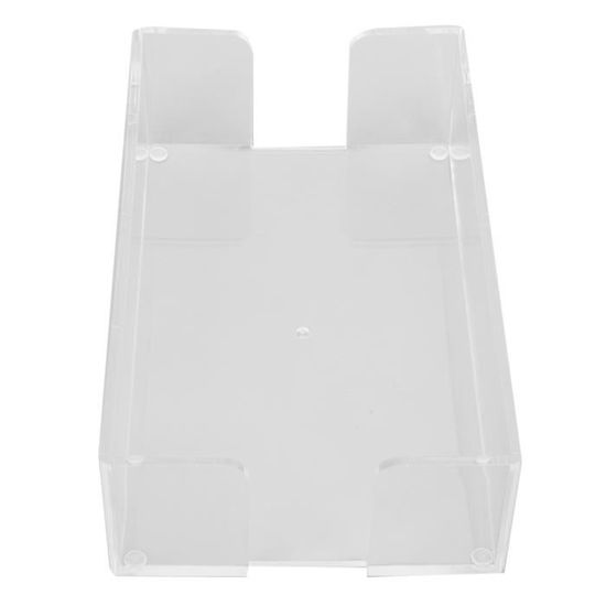 Porte-serviettes En Acrylique Transparent GlamRays - 19x19x7 Cm, Design Carré Avec Ouverture Latérale