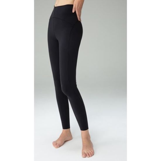 Legging De Yoga Noir Taille S/M Avec Inserts En Maille Transparente - New Mix - Neuf Avec étiquettes