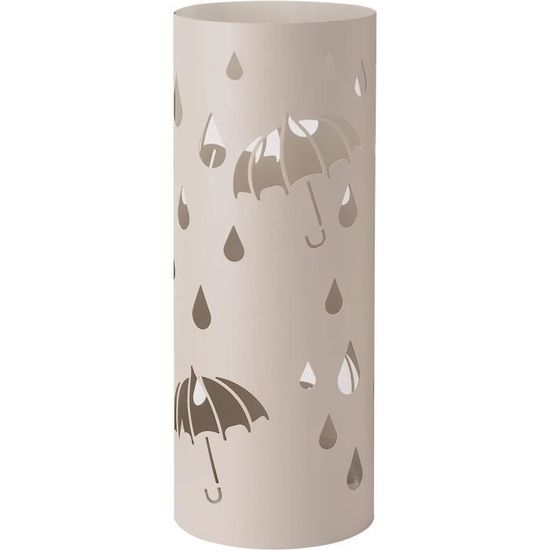 Porte-Parapluies Avec Bac Égouttoir - Organisateur D'Entrée Moderne Pour Maison Et Bureau - Noir