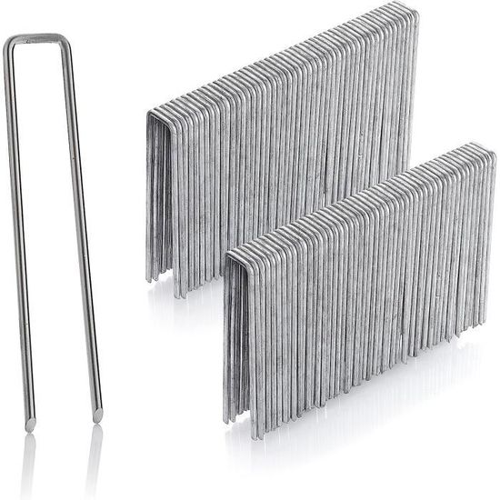 GROWNEER – Lot De 50 Piquets De Jardin En Acier Galvanisé De