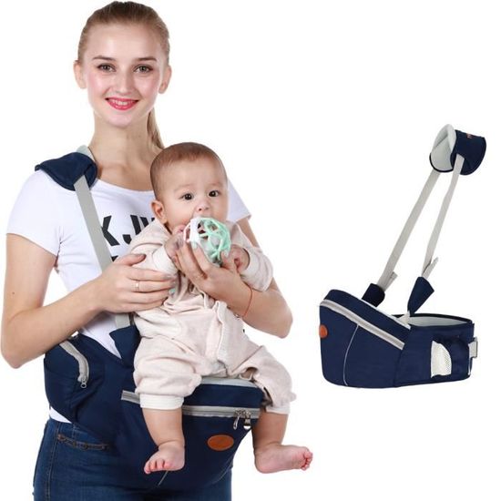 SONARIN Porte-Bébé Siège De Hanche Ergonomique - Porte Bébé Ventral 0-36 Mois Avec Poche, Vert