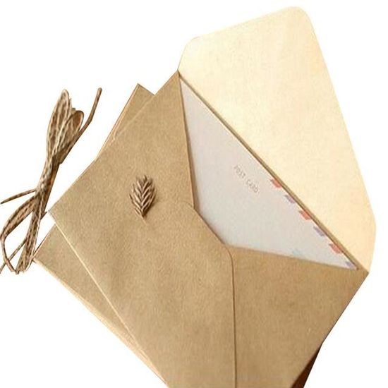 100 Enveloppes Kraft 9x12cm - Vintage Pour Cadeaux, Graines, Perles - Papier écologique Résistant