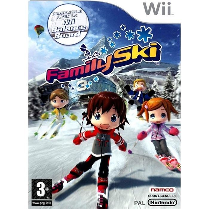 Nintendo Family Ski / Jeu Console Wii