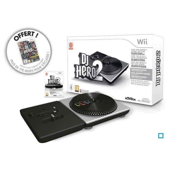 Activision Dj Hero 2 + Platine / Jeu Console Wii