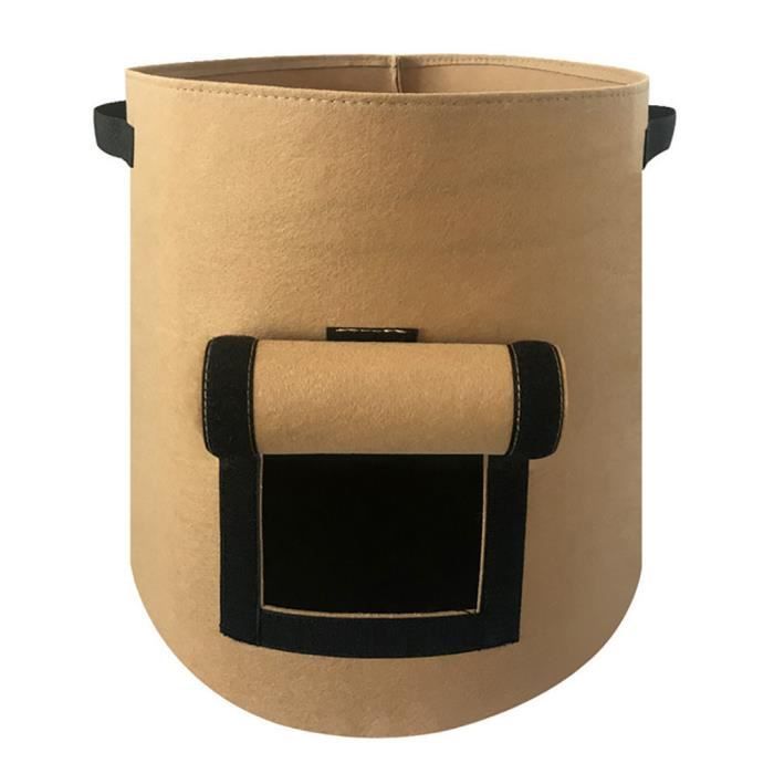 【pot de fleur】Plant Gro w Sacs en tissu non tissé Pot de jardinage de légumes, sac de planteur de pommes de terre_YU 254