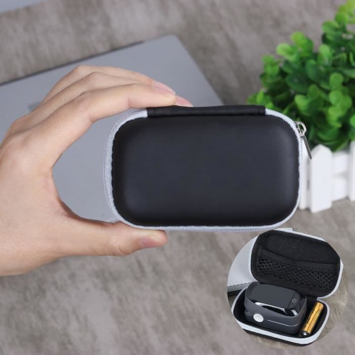 Étui de voyage Étui rigide en EVA pour moniteur de saturation en oxygène sanguin, bout du doigt PACK PRODUITS DE FITNESS ET