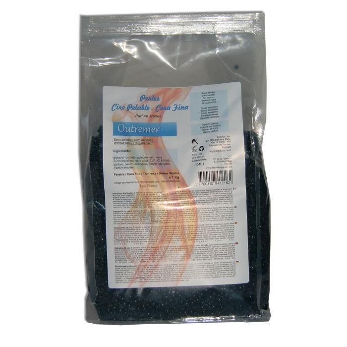 1kg de perles de cire à épiler Pelable - OUTREMER