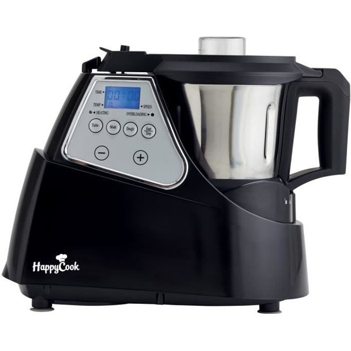 Robot cuiseur TELEFUNKEN 1400 W 2 L livre recettes inclus Noir