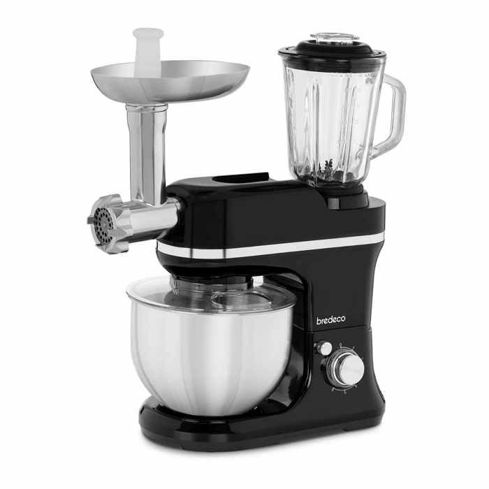Robot Mixeur Mixer Blender Smoothie Glace Fonction Pulse Avec Hachoir 15L 1200W