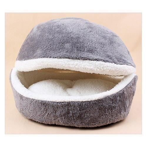 Niche amovible pour chat hamburgers Niche amovible pour animaux, niche pour chien, canapé maison pour chats, chiens ani SN7586