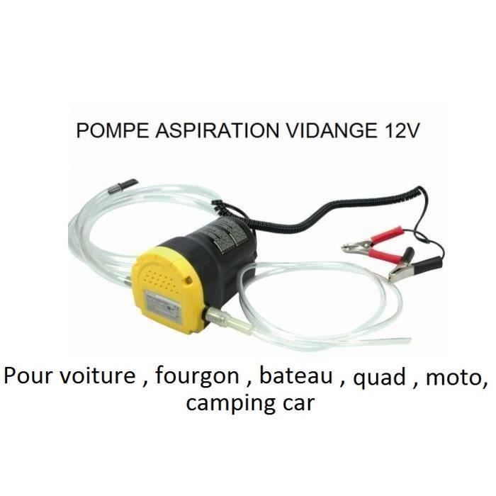 Pompe a vidange d'huile moteur par aspiration 12V